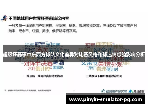 超级杯赛事中东西方球队文化差异对比赛风格和球迷情感的影响分析